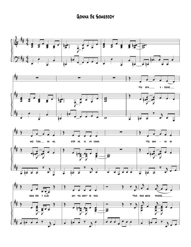 Gonna Be Somebody (arr. Biegler)