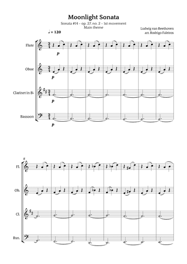 Moonlight Sonata (arr. Rodrigo Faleiros)