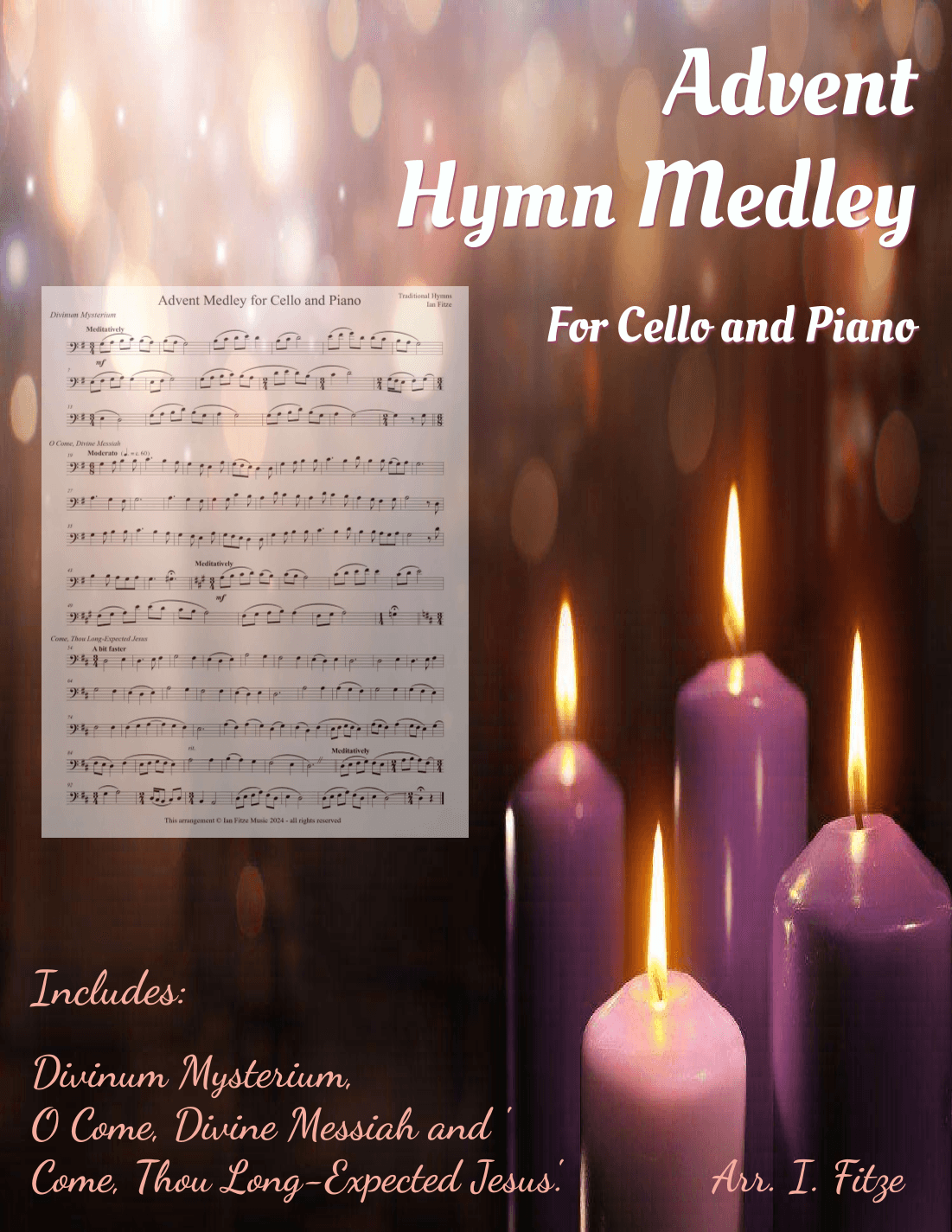 Advent Hymn Medley for Cello and Piano (arr. Ian Fitze)