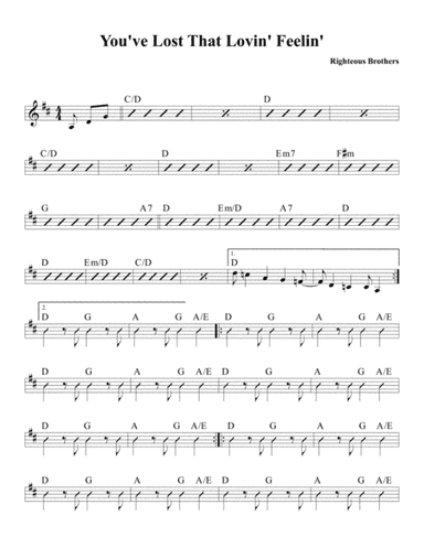 You've Lost That Lovin' Feelin' (arr. David M Fagnant)