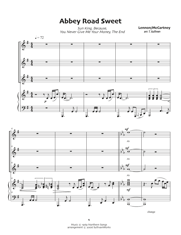 Sun King (arr. Timothy Sullivan)