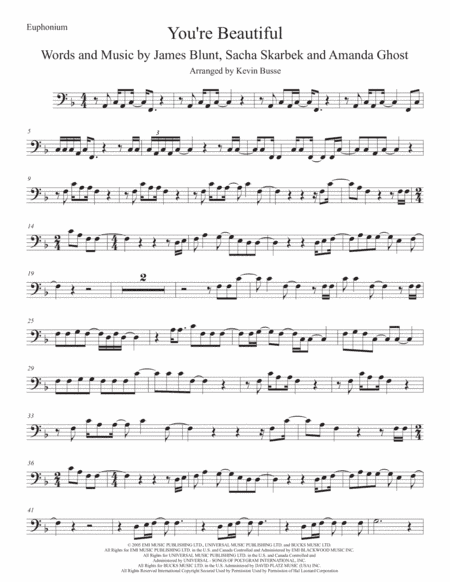 You're Beautiful (arr. Kevin Busse)