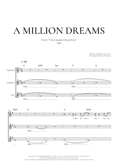 A Million Dreams (arr. Pedro Merendi)