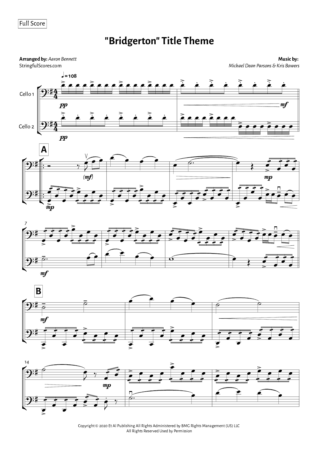 Bridgerton Main Title (arr. Aaron Bennett)