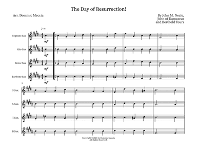 The Day of Resurrection! (arr. Dominic Meccia)