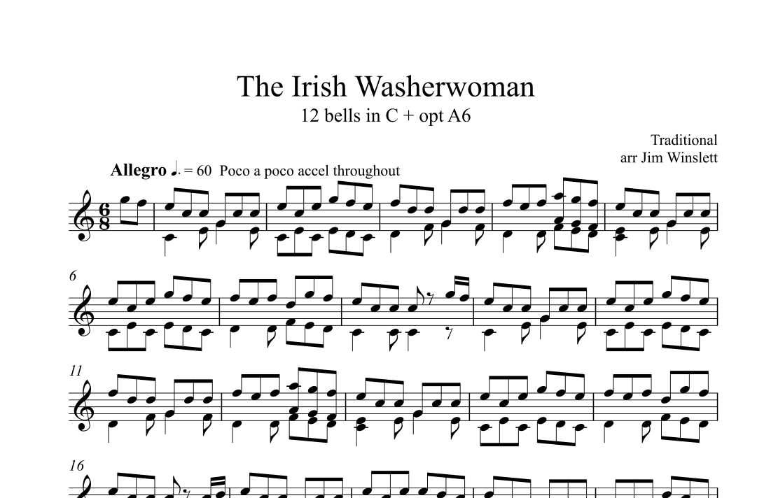 The Irish Washerwoman (arr. Jim Winslett)