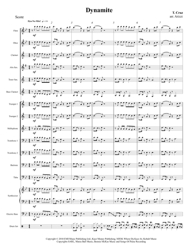 Dynamite (arr. Vince Arizzi)