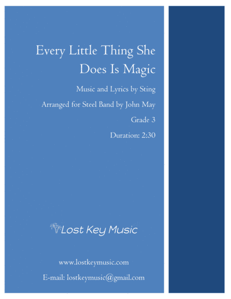 Every Little Thing She Does Is Magic (arr. John May)