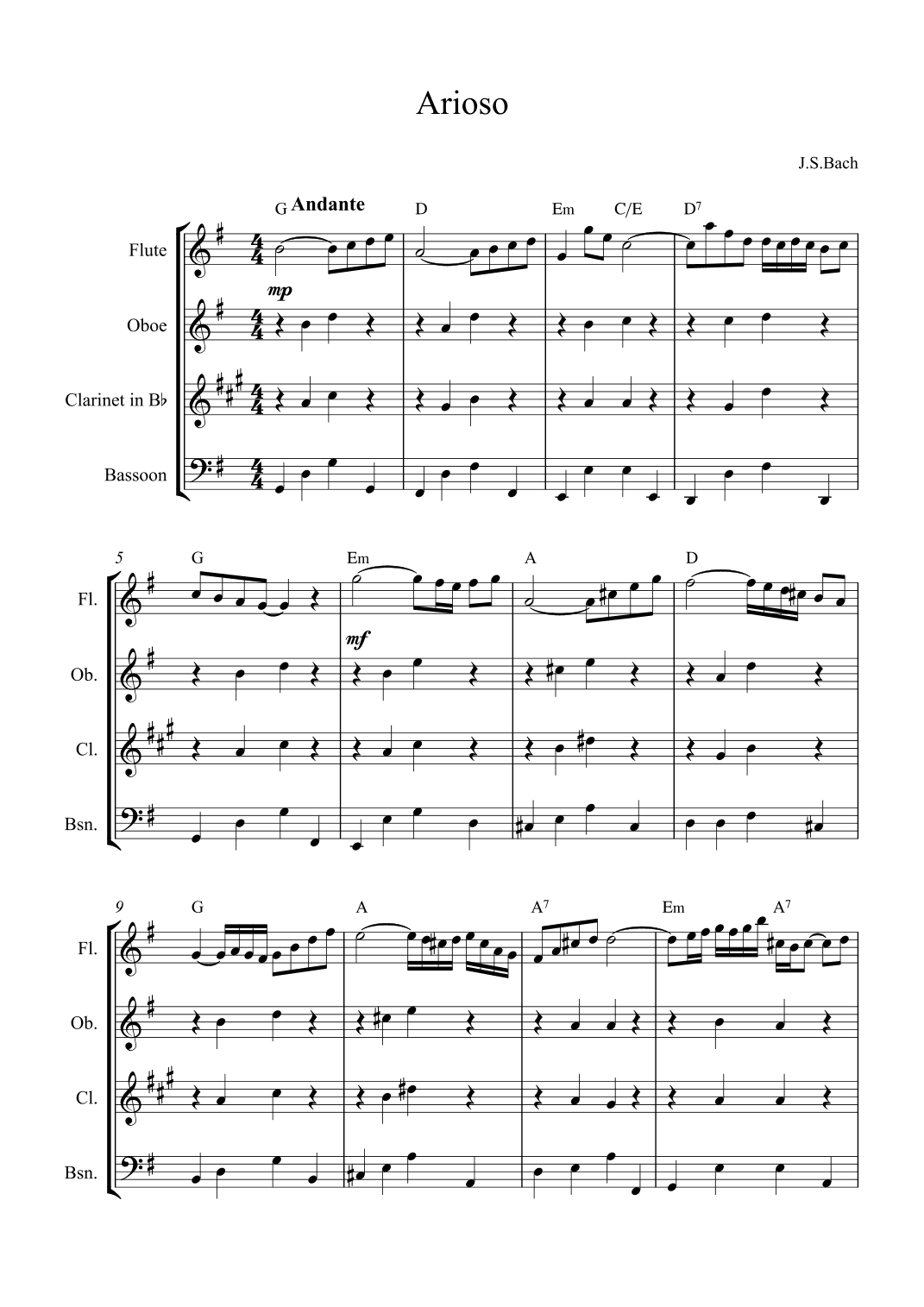 Arioso (arr. Alex Nunes Rodrigues)
