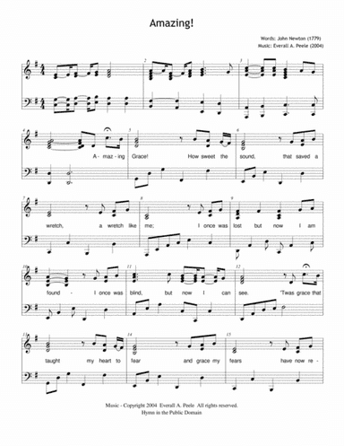Amazing!  (Amazing Grace)