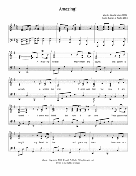 Amazing!  (Amazing Grace)