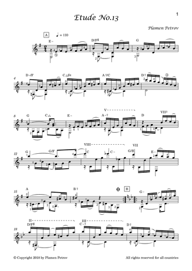 Etude No 13