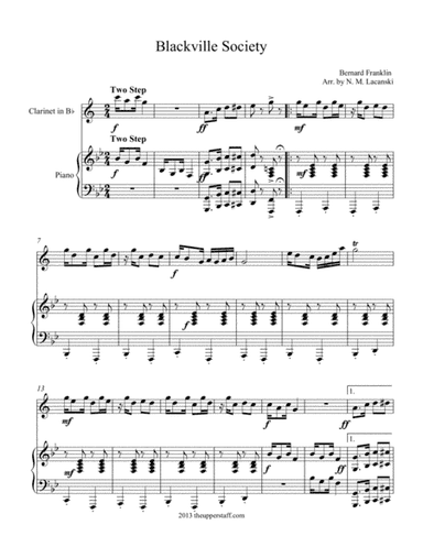 Blackville Society (arr. Nick Lacanski)