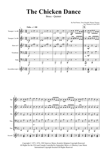 The Chicken Dance (arr. Thomas H. Graf)