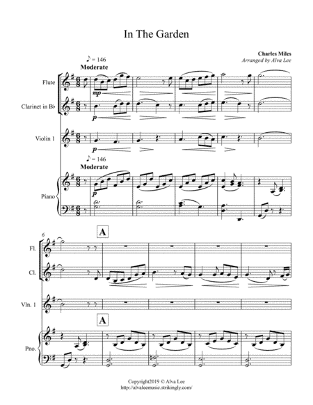 In The Garden (arr. Alva Lee)