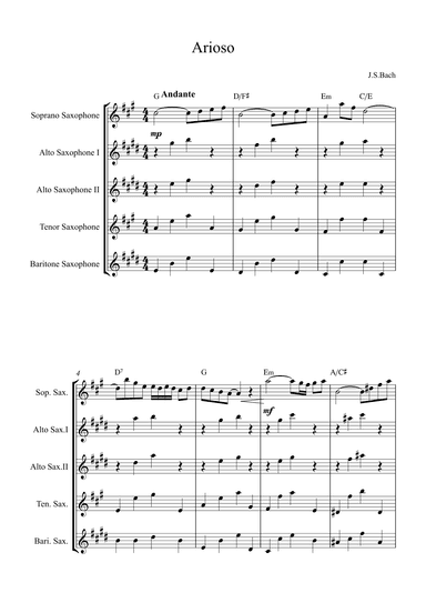Arioso (arr. Alex Nunes Rodrigues)