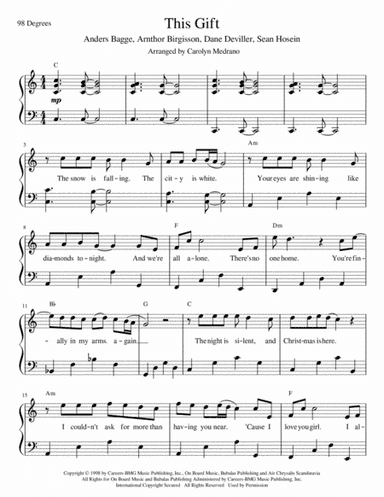 The Gift (this Gift) (arr. Carolyn Medrano)