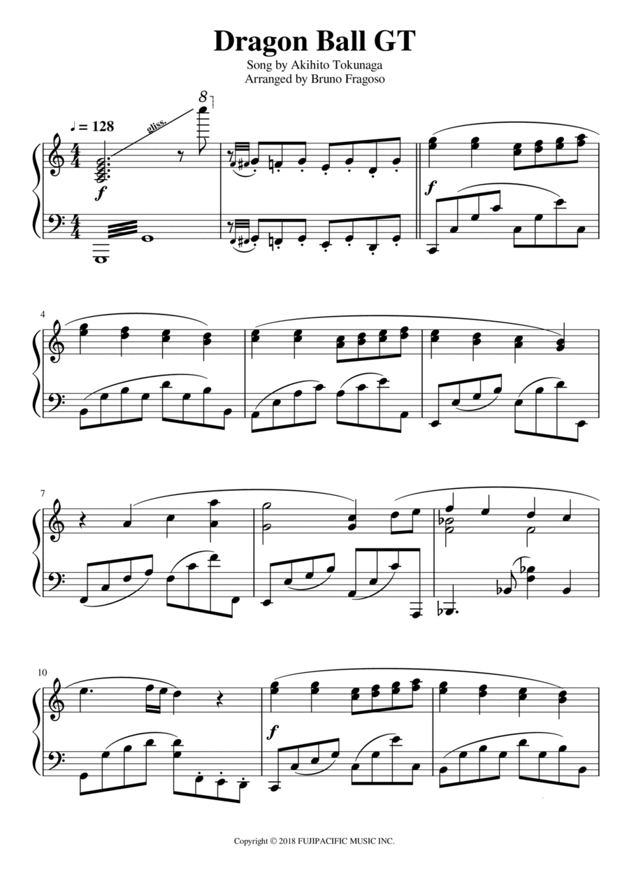 Dragon Ball Gt (arr. Bruno Fragoso)