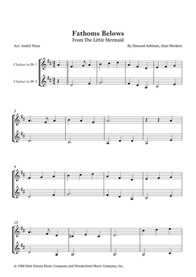 Fathoms Below (arr. André Nusa)