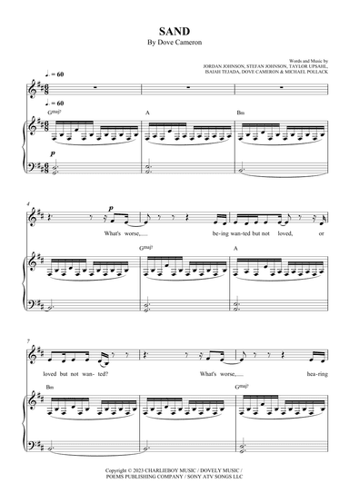 Sand (arr. SCMusic)