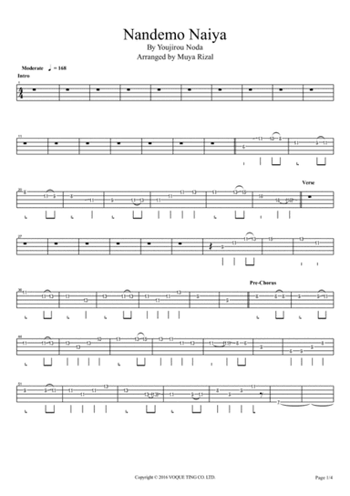 Nandemo Naiya (arr. Muya Rizal)