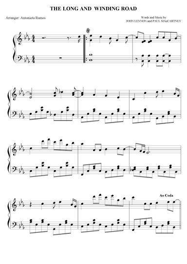 The Long And Winding Road (arr. Antonieta Ramos Valverde)
