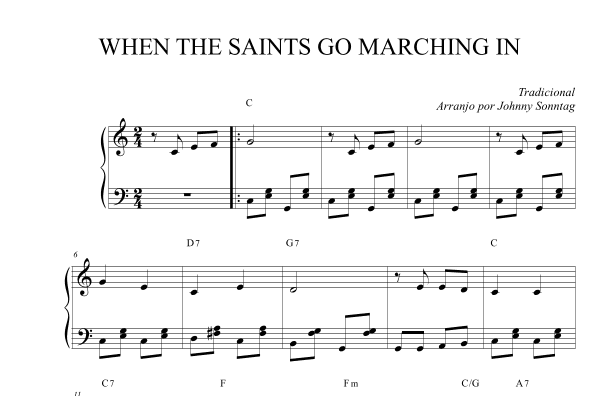 When the Saints Go Marching In (arr. Johnny Sonntag)