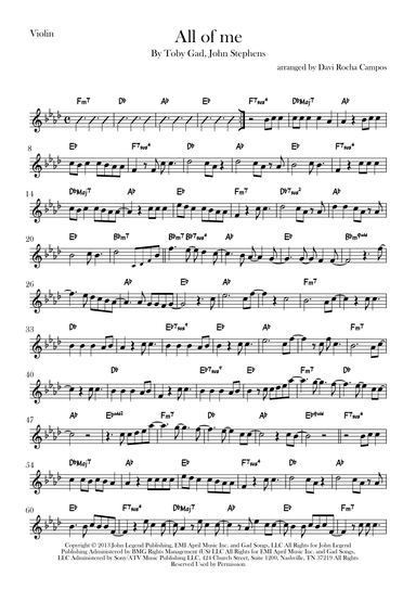 All Of Me (arr. Davi Rocha Campos)
