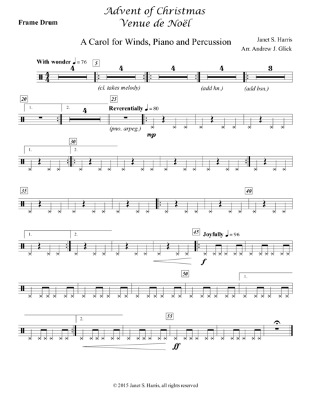 Advent of Christmas (Frame Drum)