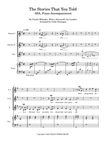 The Stories That You Told (arr. Cathy Stamegna)