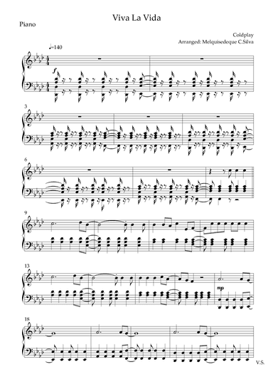 Viva La Vida (arr. Melquisedeque C.Silva)