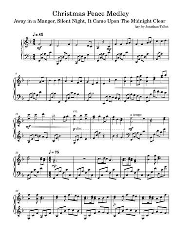 Christmas Peace Medley (arr. Jonathan D. Talbot)