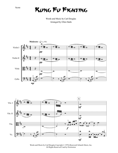 Kung Fu Fighting (arr. Ellen Harle)