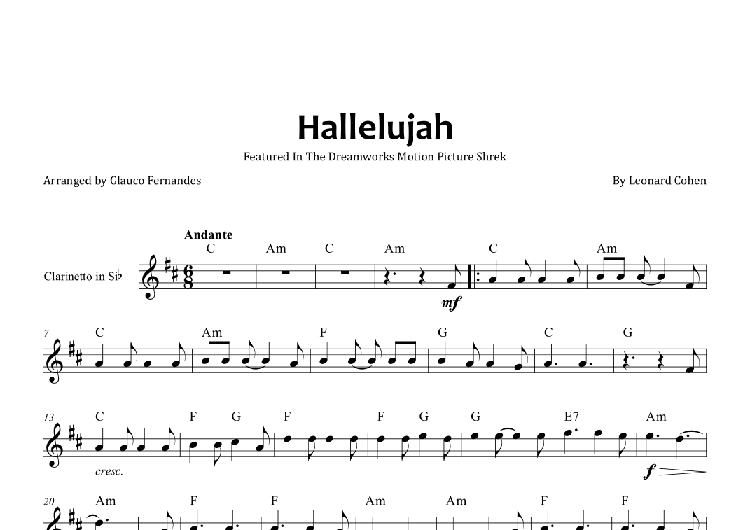 Hallelujah (arr. Glauco Fernandes)