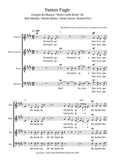 Vamos Fugir (give Me Your Love) (arr. Fernando Martins)