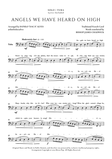 Angels We Have Heard On High (arr. Danilo "Daca" Alves)