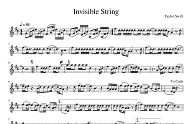 Invisible String (arr. Julia Mills)