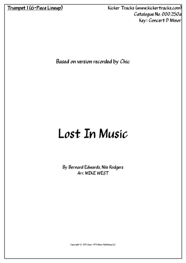 Lost In Music (arr. Michael Storeton-West)