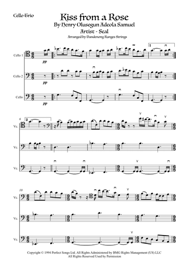 Kiss From A Rose (arr. Dandenong Ranges Strings)