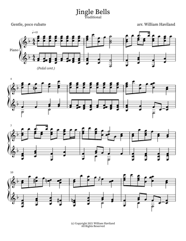 Jingle Bells (arr. William Haviland)