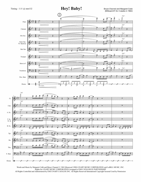 Hey! Baby! (arr. Bandroom.com Publications)