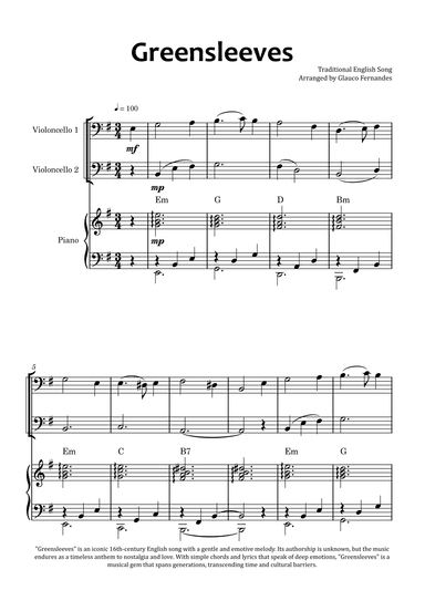 Greensleeves (arr. Glauco Fernandes)