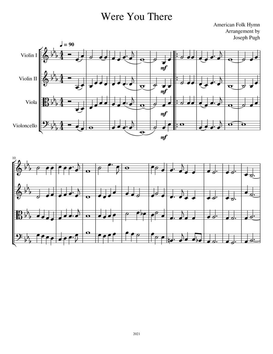 Were You There (arr. Joseph Pugh)
