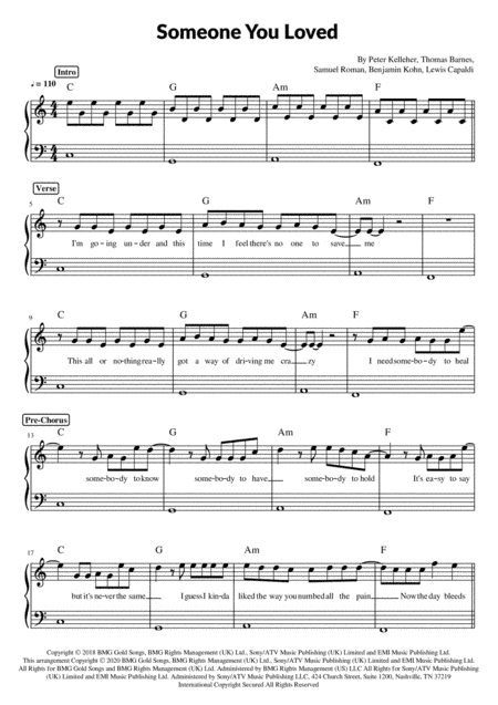 Someone You Loved (arr. Pave)