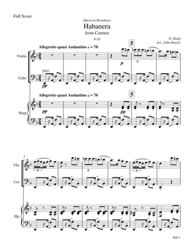 Habanera- chamber ensemble (arr. John Hoesly)