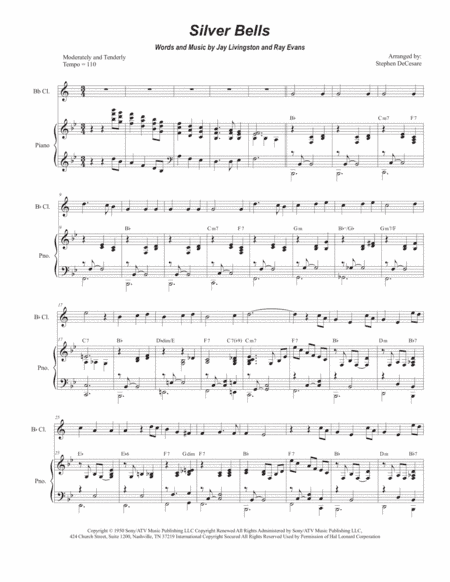 Silver Bells (arr. Stephen DeCesare)