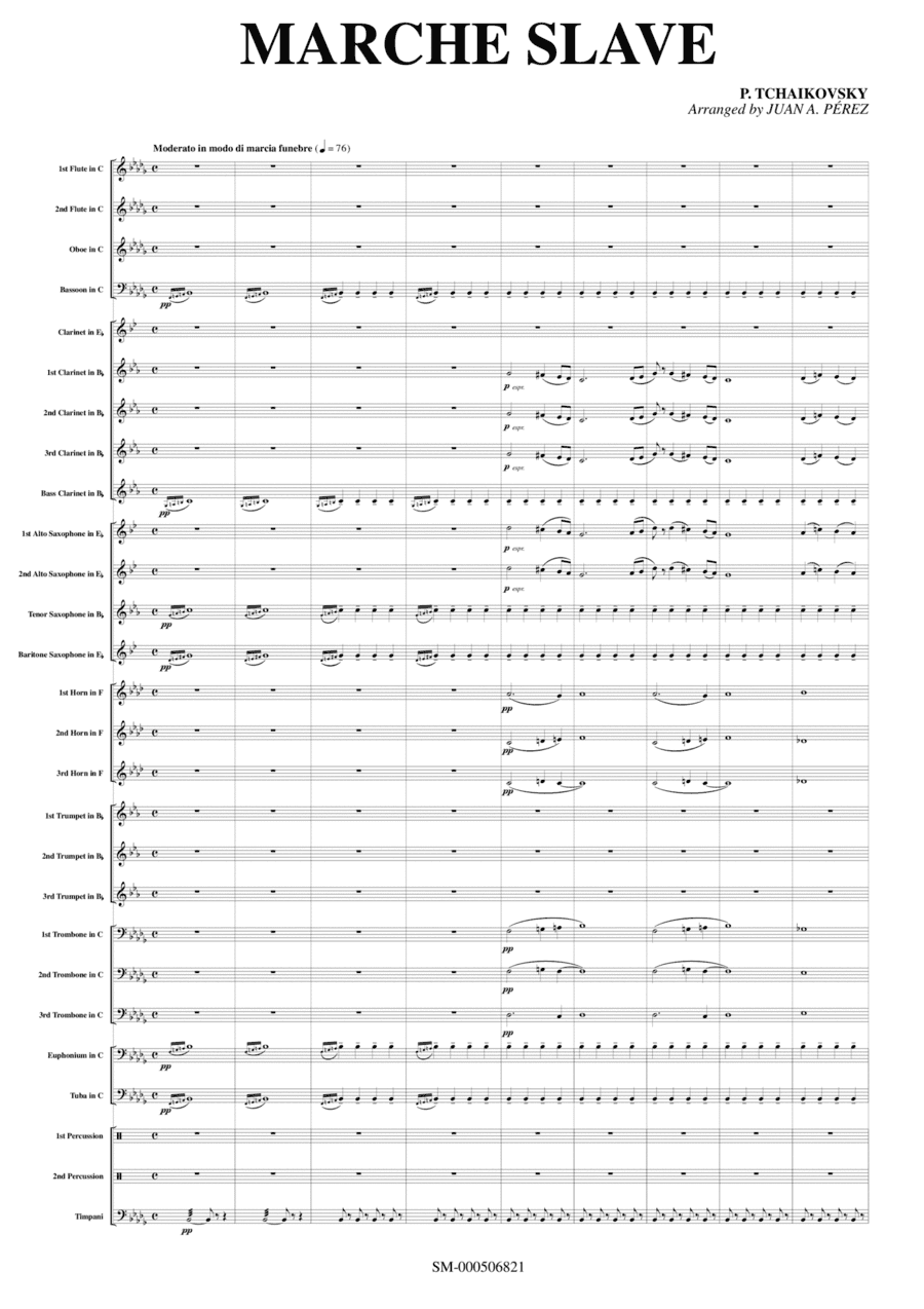 Marche Slave - Concert Band (arr. Juan A. Perez)