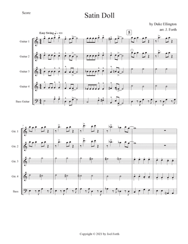 Satin Doll (arr. Joel Forth)