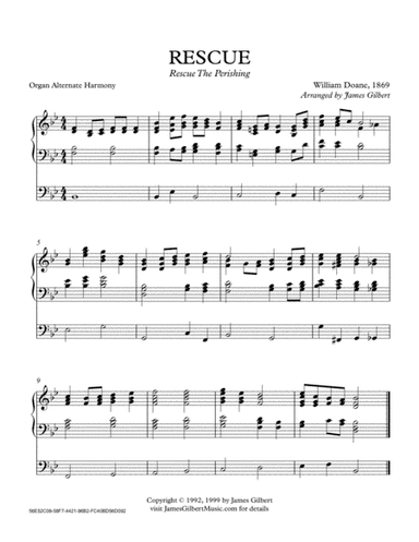 RESCUE (Rescue The Perishing) (arr. James Gilbert Music)