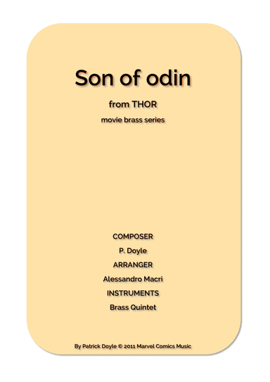 Son Of Odin (arr. Alessandro Macrì)